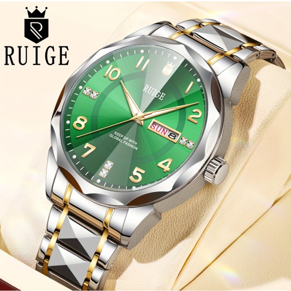RUIGE‎ Personalized Men's Watch Waterproof Quartz Case Multi functional Watch